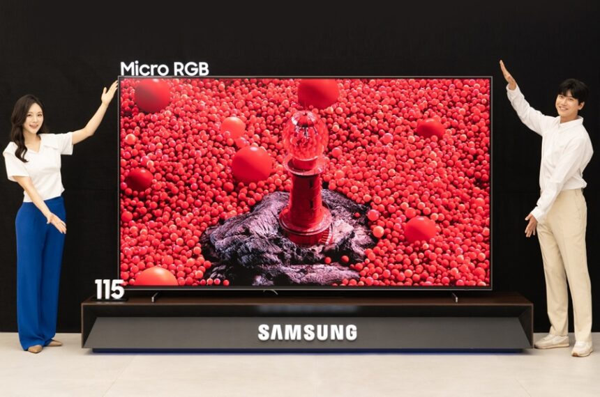 Samsung ra mắt TV Micro-RGB 115 inch: Công nghệ đột phá, giá bán gần 1 tỷ đồng